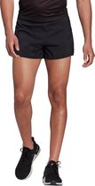 adidas Adizero Split Short Heren - Sportbroeken - zwart - maat XL