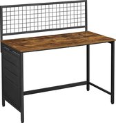 Bureau - Tafel - Computertafel - 118 x 60 x 114,5 - Bruin