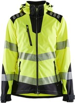 Blaklader Dames Softshell jack High Vis 4791-2513 - High Vis Geel/Zwart - S