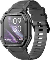 Smartwatch Rankos C16 - sporthorloge zwart siliconen bandje - Fitness - Stappenteller - Hartslag - Slaapmonitor - Bluetooth bellen-Bel/message herinnering - Camera Bediening-IP67 W
