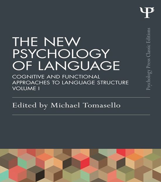 The New Psychology of Language - cover