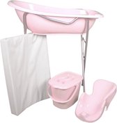 MamaLoes Badset Roze met Witte Badstandaard 31665