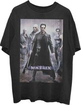 The Matrix Heren Tshirt -2XL- Original Cover Zwart