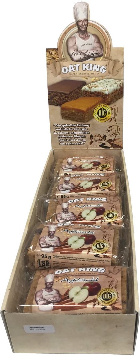 LSP Oat King Energy Bar (10x90g) Apple Strudel - Repen - Energie repen