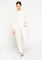 LOLALIZA Comfortabele hoody - Ecru - Maat XS