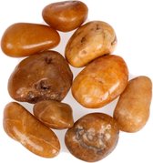 Decoratie/hobby stenen/kiezelstenen bruin 1750 gram - 2 a 3 cm