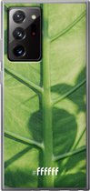 6F hoesje - geschikt voor Samsung Galaxy Note 20 Ultra -  Transparant TPU Case - Leaves Macro #ffffff