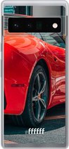 6F hoesje - geschikt voor Google Pixel 6 Pro -  Transparant TPU Case - Ferrari #ffffff