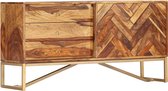 Decoways - Dressoir 118x30x60 cm massief sheeshamhout