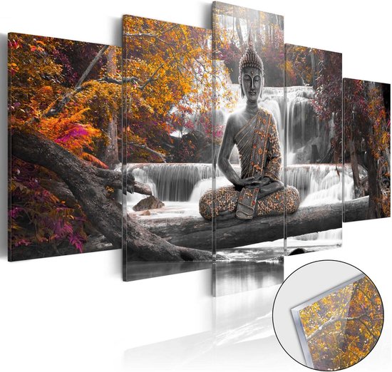 Afbeelding op acrylglas - Autumnal Buddha [Glass].
