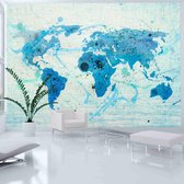 Fotobehang - Cruising and sailing -  The World map.