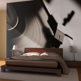 Fotobehang - Gramophone and vinyl record.