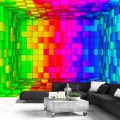 Zelfklevend fotobehang - Rainbow Cube.