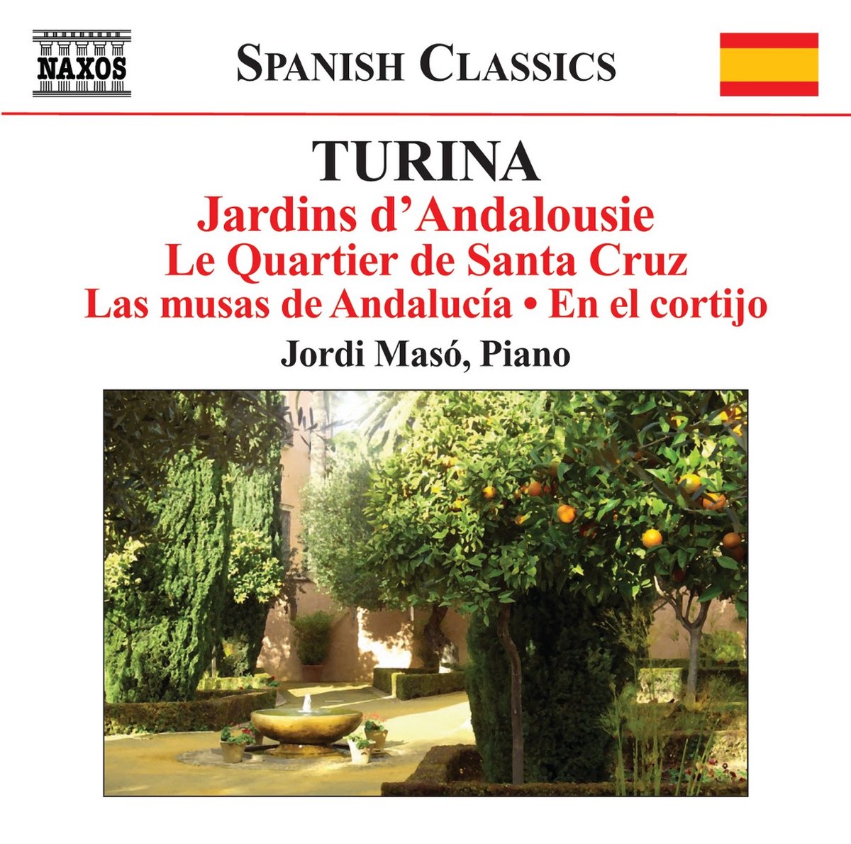 Jordi Masó - Turina: Jardins D'Andalousie (Piano Music 8) (CD)