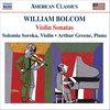 Bolcom: Violin Sonatas Nos. 1-