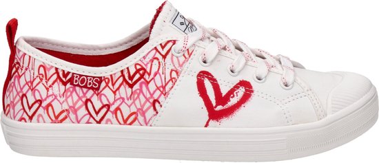 Skechers B Cool dames sneaker - Wit rood