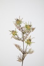 Kunsttak - Distel - topkwaliteit decoratie - 2 stuks - zijden tak - Blauw - 71 cm hoog