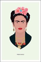 Walljar - Frida - Muurdecoratie - Poster