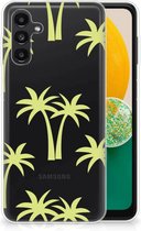 Silicone Case Geschikt voor Samsung Galaxy A13 5G | Geschikt voor Samsung Galaxy A04s Telefoonhoesje met Naam Palmtrees