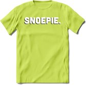 Snoepie - Valentijn T-Shirt | Grappig Valentijnsdag Cadeautje voor Hem en Haar | Dames - Heren - Unisex | Kleding Cadeau | - Groen - S