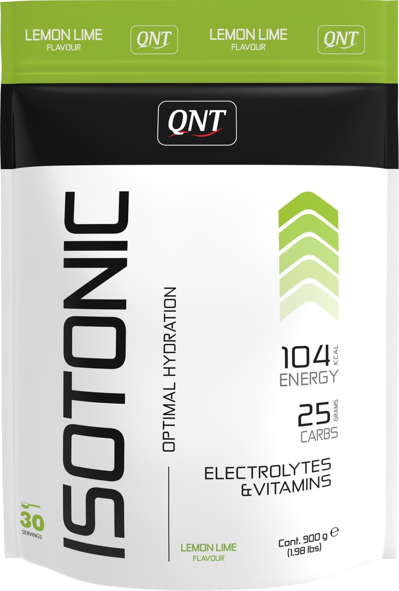 QNT isotonic 900g| Isotone sportdrank met vitaminen | Lemon smaak