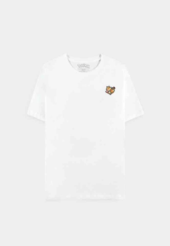 Pokémon Heren Tshirt Pixel Pidgey Wit