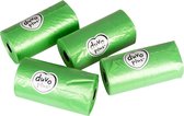 Duvo+ poepzakjes eco bio-afbreekbaar 50(rollen)x20stuks zakjes per rol - groen