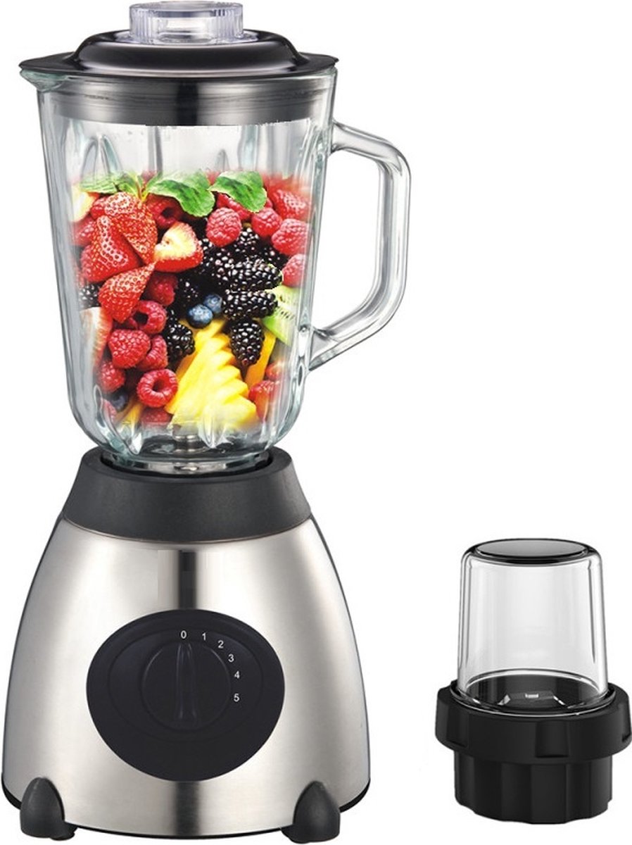 Cheffinger CF-GIB1.5: 2 in 1 Stainless Steel Blender and Chopper