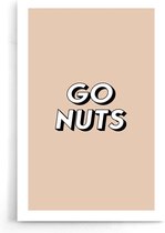 Walljar - Go Nuts - Muurdecoratie - Poster