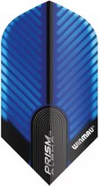 WINMAU - Prism Alpha Slim Blauw en Zwart Dartvluchten - 1 set per pakket (3 vluchten in totaal)