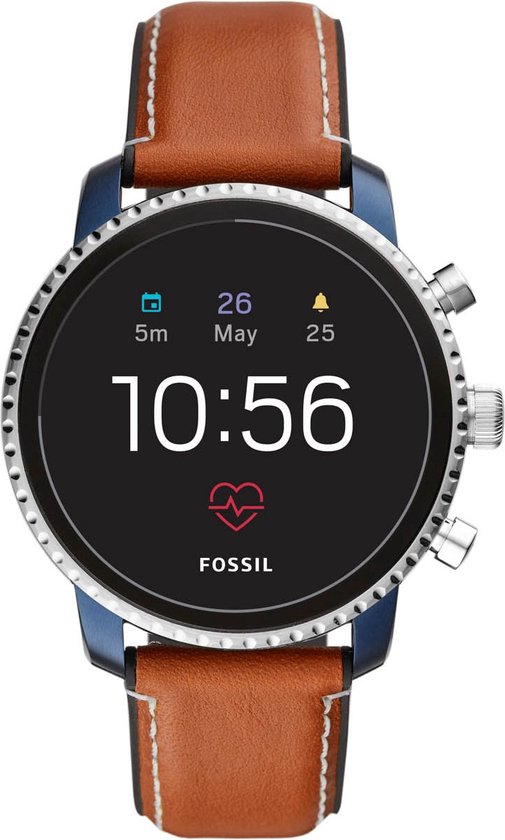 Fossil Q Explorist Gen 4 - Smartwatch - Bruin | bol