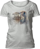 Ladies T-shirt Protect Rhino Grey M