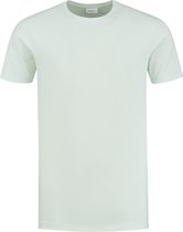 Purewhite -  Heren Regular Fit  Essential T-shirt  - Groen - Maat XS