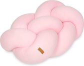 Knoopkussen - roze - 53x35 cm - sierkussen