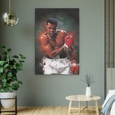 Artaza - Peinture sur Canevas - Boxer Muhammad Ali en action - 60x90 - Petit - Photo sur Toile - Impression sur Toile
