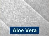 Aloe Vera - NoLizzz Split topper LATEX 6CM - Met dubbele split
