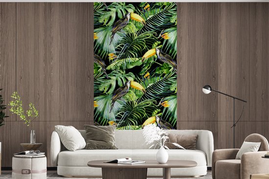 Papier Peint - Papiers Papier peint photo Toucan - Motifs - Plantes - Largeur 120 cm x Hauteur 240 cm