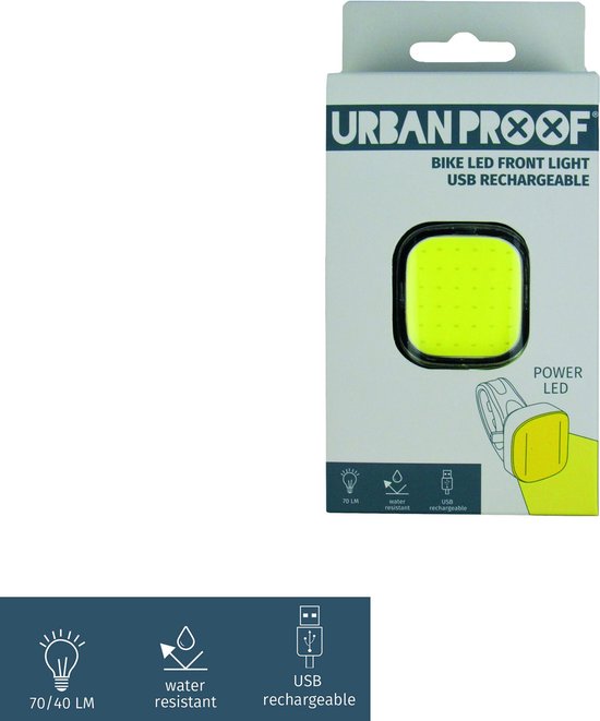 Fiets Koplamp Urban Proof Ultra Bright - USB oplaadbaar — afbeelding 3