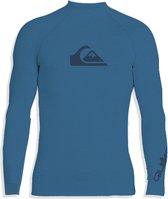 Quiksilver - UV-Zwemshirt met lange mouwen voor jongens - All time - Vallarta blauw - maat 158-164cm (13-14 jaar)