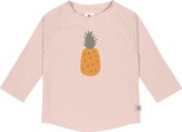 Lässig - UV-Shirt met lange mouwen voor kinderen- Ananas - Poederroze - maat 62-68cm