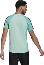 Adidas Heat.Rdy Running T-Shirt Heren - Munt | Maat: XL