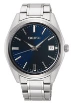 Seiko  - Heren - Horloge - 40 mm - Zilverkleurig