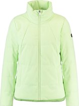 TAIFUN Dames Gewatteerde jas met opstaande kraag Pistachio-38
