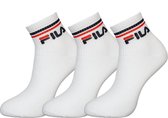 Fila - 6-pack Enkel Sokken - Wit - Maat 35-38