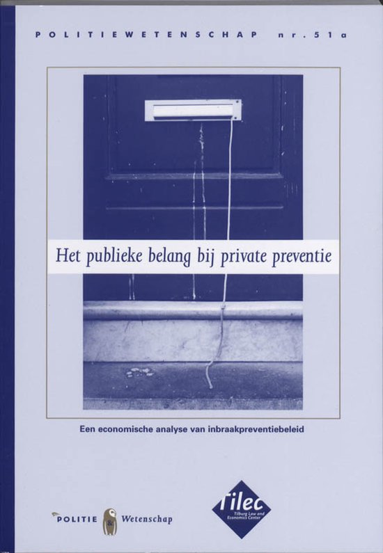 Het publieke belang bij private preventie - cover