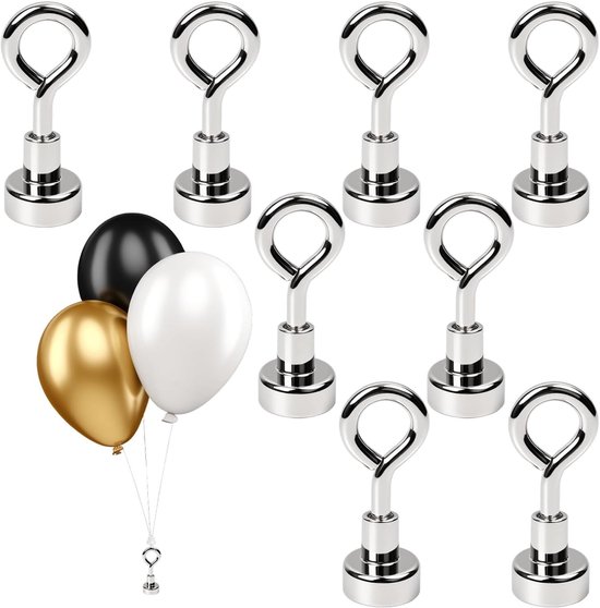 Herbruikbare magnetische ballongewichten voor tafels of vloeren bij feesten, bruiloften, verjaardagen en decoraties voor Kerst en Halloween - Set van 8