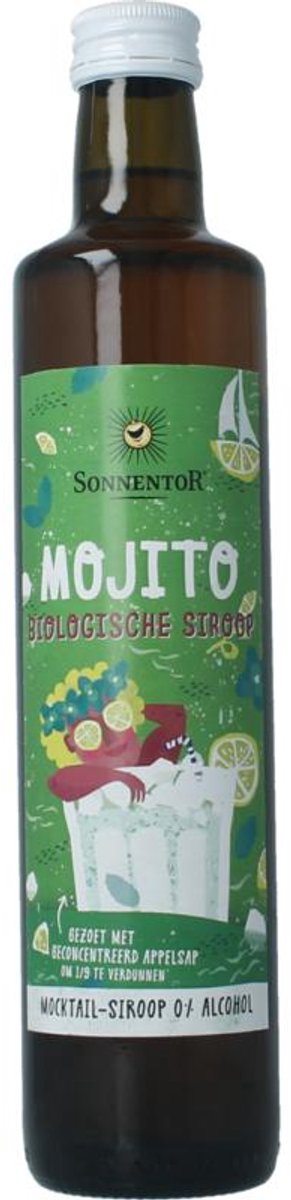 Sonnentor Mojito Mocktail Siroop Alcoholvrij Bio (500 ml)