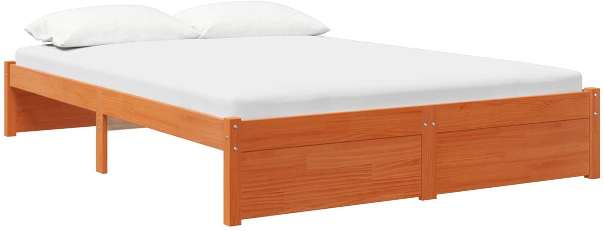 vidaXL - Bedframe - Massief - grenen