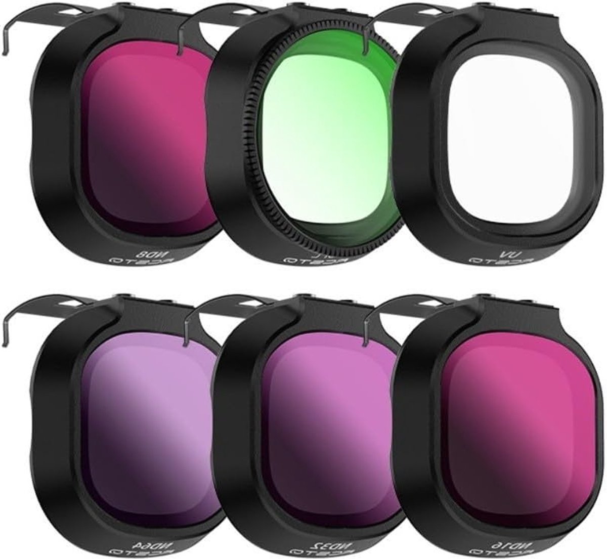 Camera Lens Filter Set voor Drones - ND, CPL en UV Filters met Multi-Coated HD Glas en Sterk Aluminium Frame voor Verbeterde Beeldkwaliteit