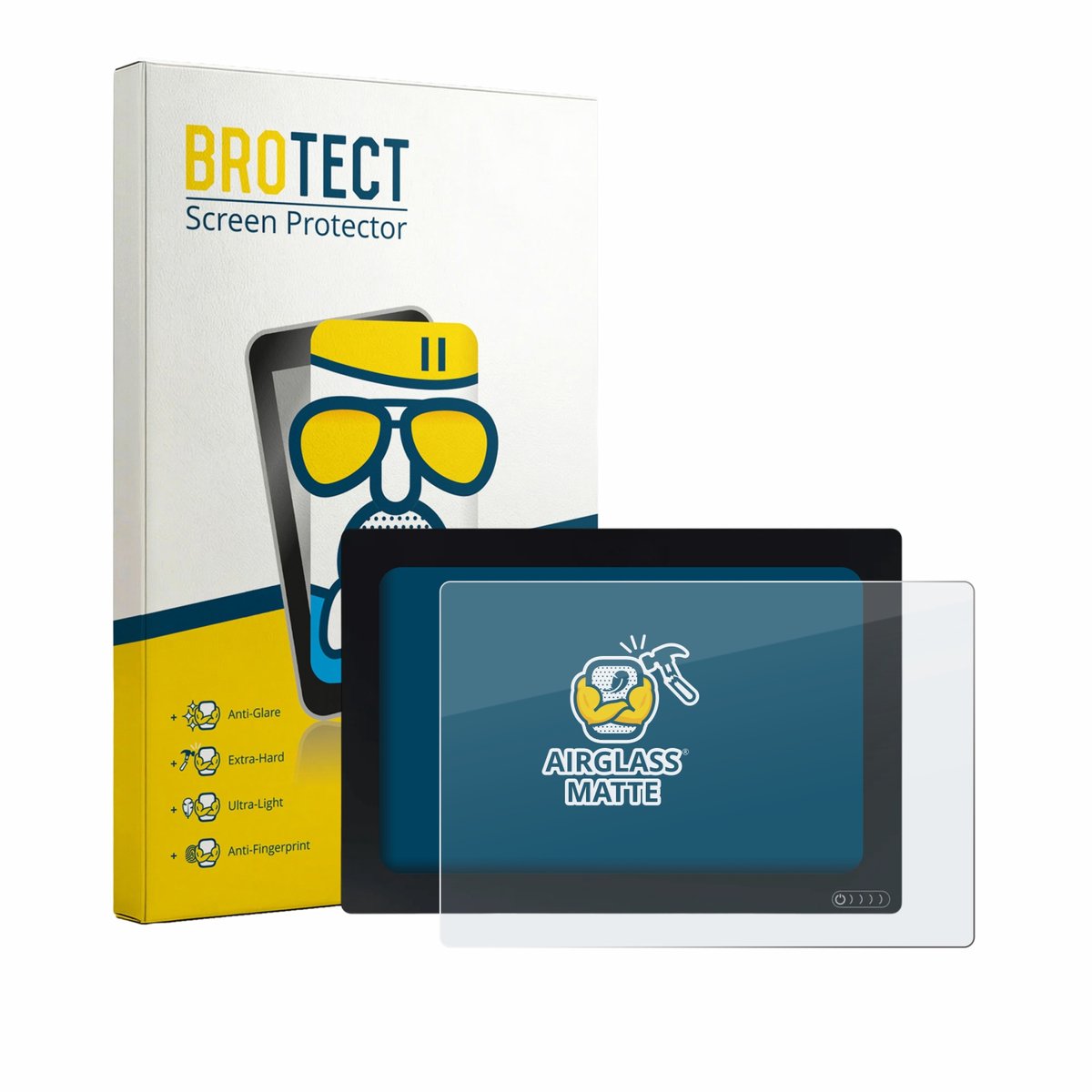 BROTECT - Screenprotector voor Raymarine Axiom+ 12 - Folie Beschermfolie Beschermglas matte